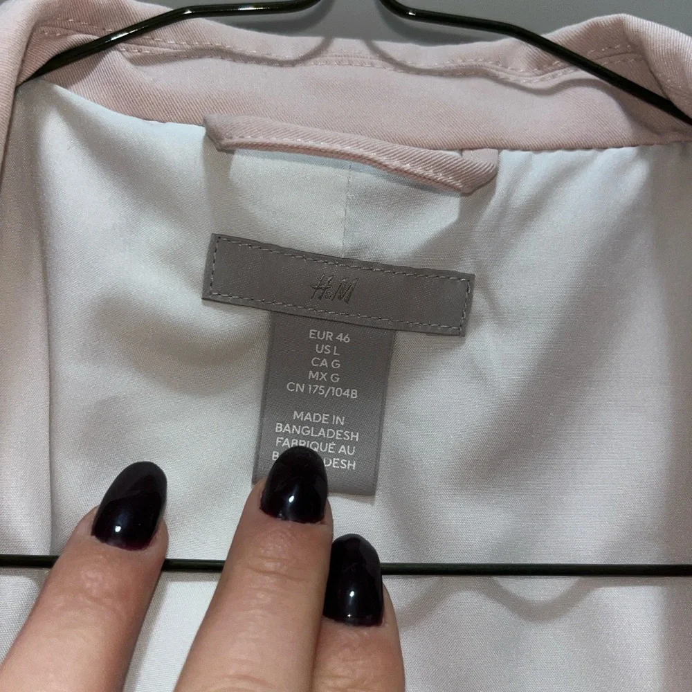 Blush pink blazer - Picture 2 of 3